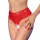 CHILIROSE - sensual open panties, red, L/XL