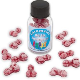   Diablo Picante - 12 Pieces Fruit Flavored Intimate Candies Penis Shaped