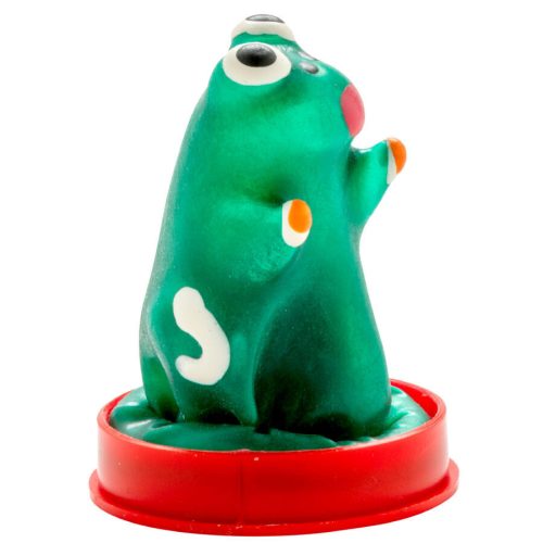 CONDOMERIE - egyedi kézi festésű óvszer - béka minta 1