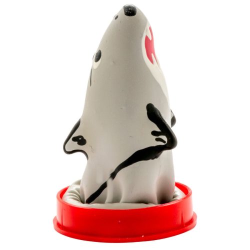 CONDOMERIE - unique painted shark pattern condoms