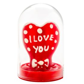   CONDOMERIE – hand-painted "I love you" heart condom