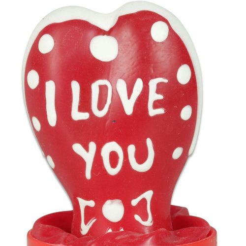 CONDOMERIE – hand-painted "I love you" heart condom