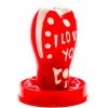 CONDOMERIE – hand-painted "I love you" heart condom