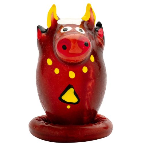 CONDOMERIE – hand-painted bull-shaped condoms