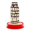 CONDOMERIE - hand-painted Piza-tower patterned condom