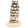 CONDOMERIE - hand-painted Piza-tower patterned condom