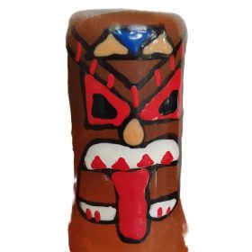 CONDOMERIE – hand-painted Tiki totem condom