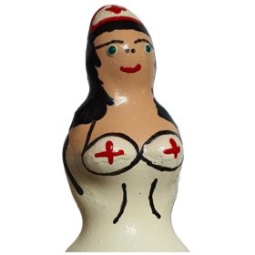 CONDOMERIE - hand-painted adult condoms with nurse pattern