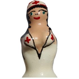 CONDOMERIE - hand-painted nurse pattern condom