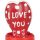 CONDOMERIE – hand-painted heart-shaped condom, I love you