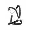 MOB - silver harness with chains, one size