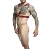 MOB - unique red harness with chains, universal size