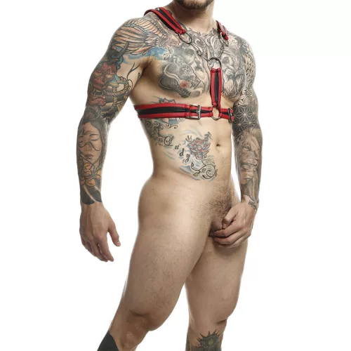 MOB - unique red harness with chains, universal size