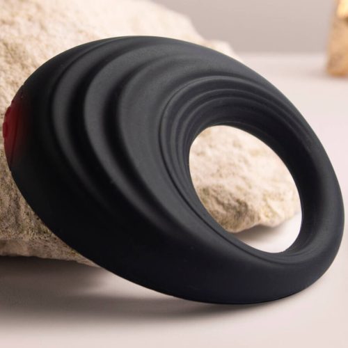 ROCKS-OFF Spire Black - vibrating penis ring for an intense experience