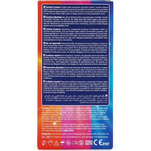 SKINS - selected premium condom pack of 8 pcs