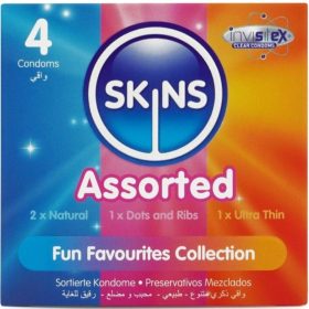 SKINS – premium condoms assorted pack of 4 pcs