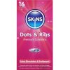 SKINS – Premium Dotted and Ribbed Condom Pack of 16