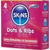 SKINS - Premium Condoms Pack of 4 with Dots and Pleats