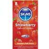 SKINS – strawberry flavored premium condoms pack of 8