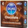 SKINS - Prémium csokoládé ízű óvszer csomag 4 db