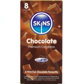 SKINS - premium chocolate flavored condoms, 8 pcs