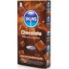 SKINS - premium chocolate flavored condoms, 8 pcs