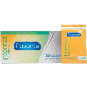 PASANTE - premium female internal condoms, box of 30