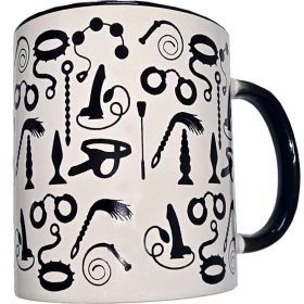   DIABLO PICANTE – premium white binding mug with black handle