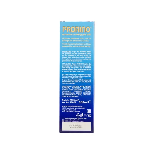 PRORINO Cooling Gel "weich" 100 ml
