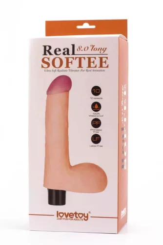 8" Real Softee vibrierender Dildo 4