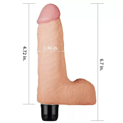 7" Real Fühlt sich realistisch Vibrator_B0O50_3