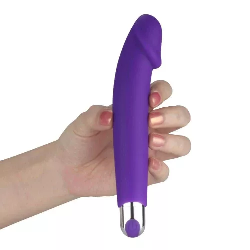 Wiederaufladbarer IJOY Silikon Dildo Lila