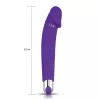 Wiederaufladbarer IJOY Silikon Dildo Lila