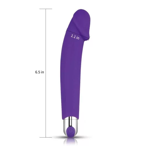 Wiederaufladbarer IJOY Silikon Dildo Lila