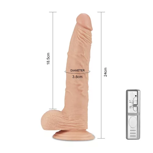 9,5'' Echtes extremes vibrierendes Dildo