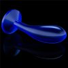 Makelloser klarer Prostatastopper 6.0'' Blau