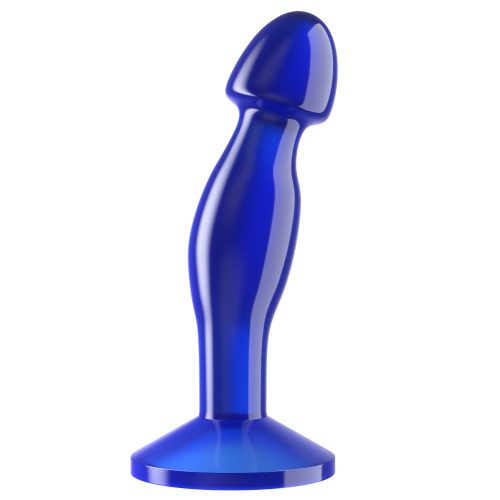 Makelloser klarer Prostatastecker 6,5'' Blau
