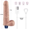 9" REAL SOFTEE wiederaufladbarer vibrierender Dildo (Flesh)