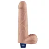9" REAL SOFTEE wiederaufladbarer vibrierender Dildo (Flesh)
