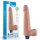 10" REAL SOFTEE wiederaufladbarer vibrierender Dildo (Fleisch)_B15O50_4