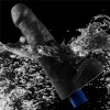 9" REAL SOFTEE wiederaufladbarer vibrierender Dildo (Schwarz)_B15O50_4