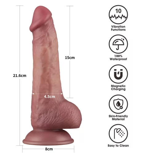 8,5'' vibrierender Dual-Density-Powercock