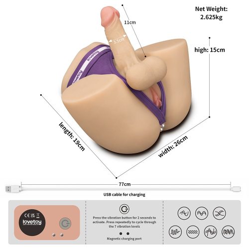 Streetgirls doppelmotorischer Empfindungspuls mit Dildo