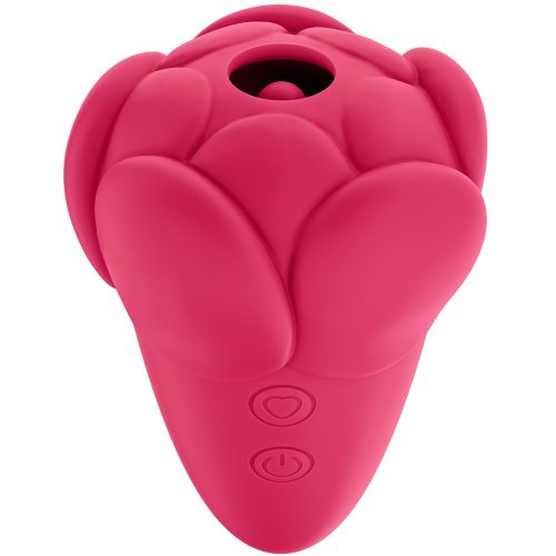 Flicker wiederaufladbarer Vibrator Rose Red