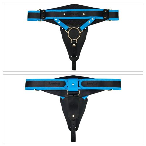 Vibrierendes verbessertes Strap-on-Set 8'' XS/S/M