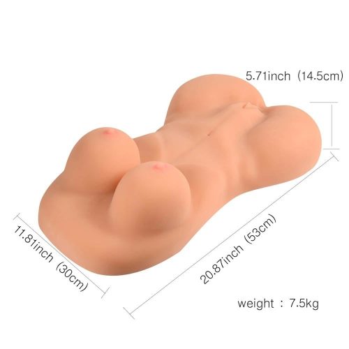 Orientalische Carrie Halbkörper-Sexpuppe