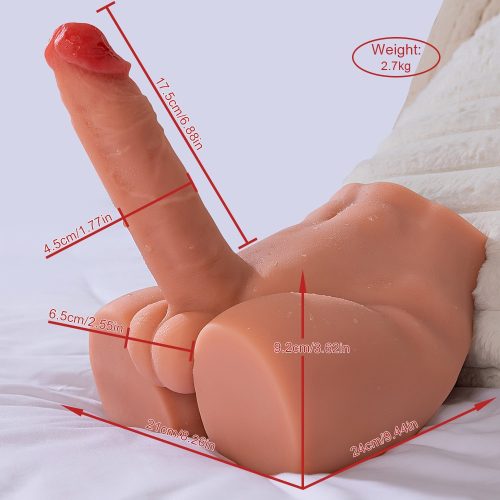 Peel Ass Masturbator und Dildo-Stöße