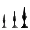 Backup 3", 4", 5,5" Silikon-Buttplug mit Absaugnapf (3 Stück in einem Set)