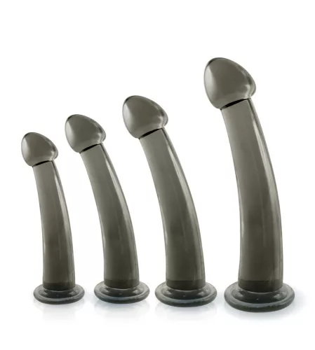 Schwarzes Axinite 4-in-1 Analstecker-Set