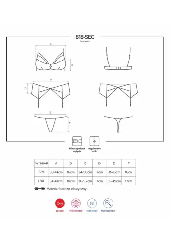 818-SEG-1 3-PC-Set L/XL